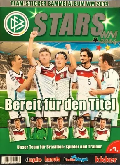 WM 2014 - DFB Team-Sticker (Ferrero)
