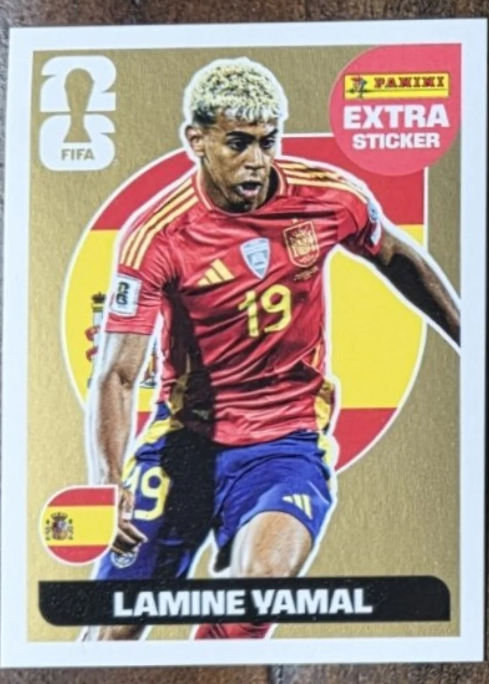 Title: Lamine Yamal – Extra Sticker – Spain – FIFA World Cup 2026