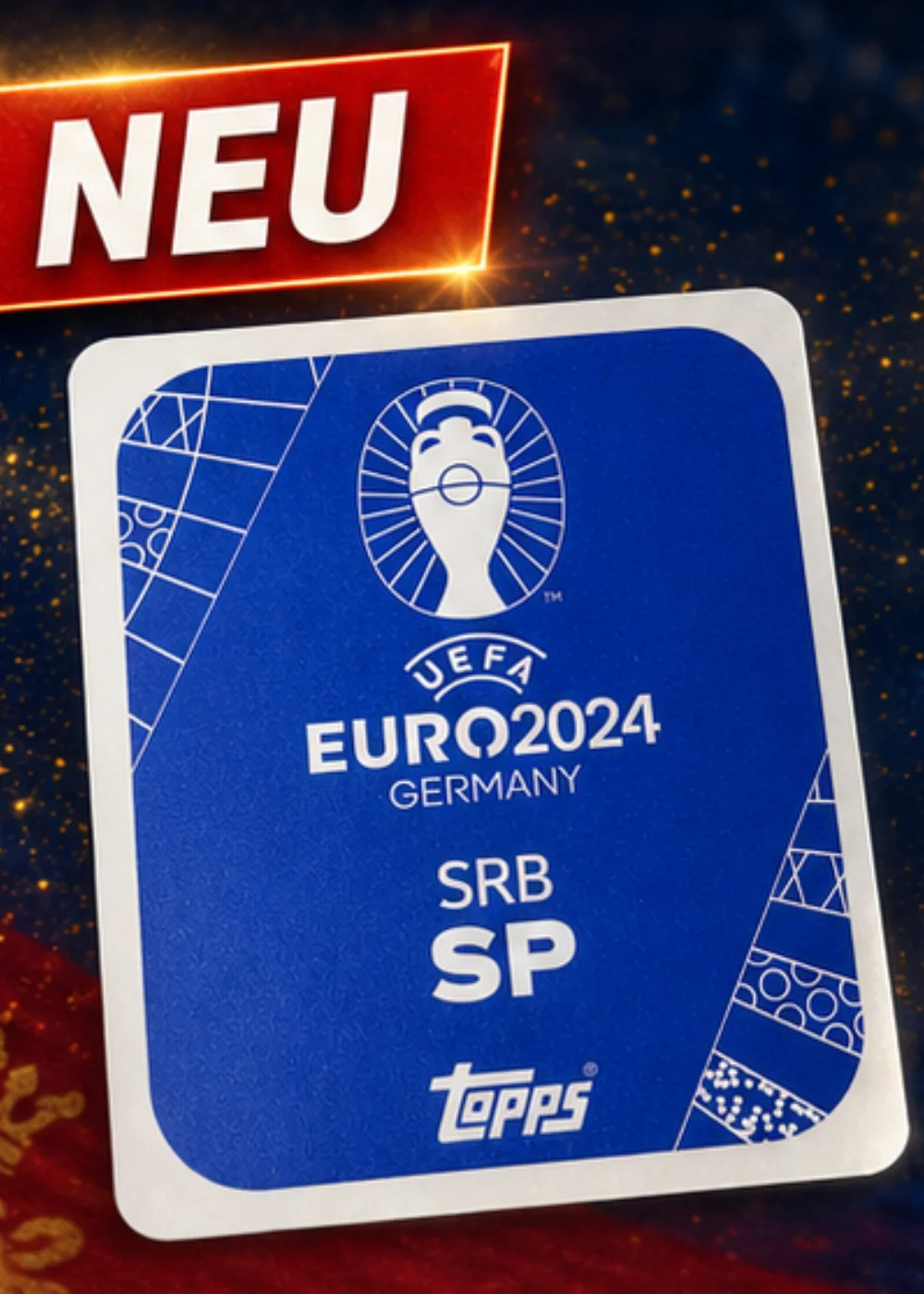 Dusan Vlahovic | SRB-SP | Signature Gold Sticker – Bild 2