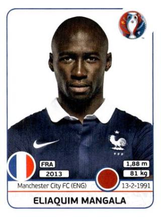 Eliaquim Mangala – UEFA Euro 2016 France, Nr. 25