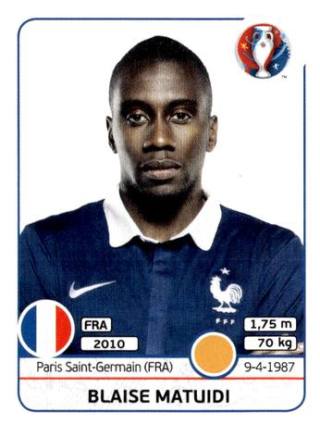 Blaise Matuidi – UEFA Euro 2016 France, n.º 28