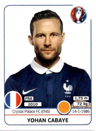 Yohan Cabaye – UEFA Euro 2016 France, Nr. 29