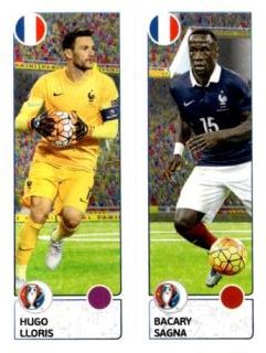 Hugo Lloris / Bacary Sagna – UEFA Euro 2016 France, n.º 38