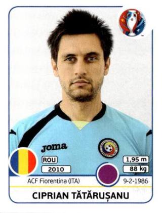 Ciprian Tătărușanu – UEFA Euro 2016 France, Nr. 49