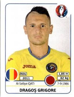 Dragoș Grigore – UEFA Euro 2016 France, Nr. 53