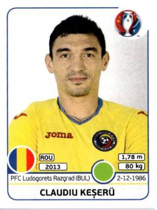 Claudiu Keserü – UEFA Euro 2016 France, Nr. 67