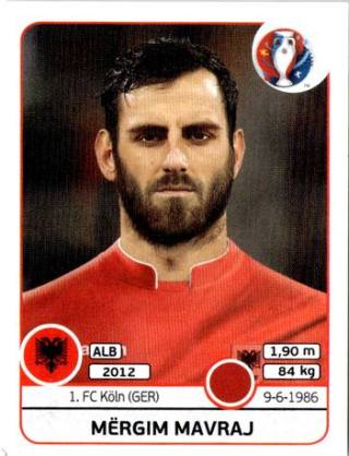 Mergim Mavraj – UEFA Euro 2016 France, Nr. 72