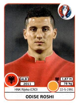 Odise Roshi – UEFA Euro 2016 France, Nr. 81