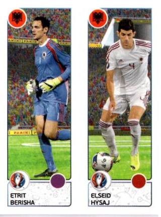 Etrit Berisha / Elseid Hysaj – UEFA Euro 2016 France, Nr. 90