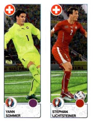 Yann Sommer / Stephan Lichtsteiner – UEFA Euro 2016 France, Nr. 96
