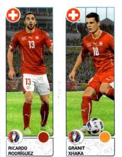 Ricardo Rodríguez / Granit Xhaka – UEFA Euro 2016 France, Nr. 98