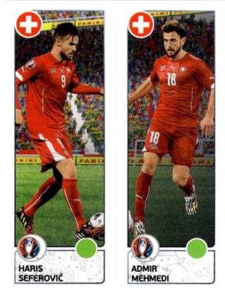 Haris Seferović / Admir Mehmedi – UEFA Euro 2016 France, Nr. 100
