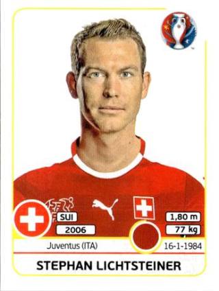 Stephan Lichtsteiner – UEFA Euro 2016 France, Nr. 103