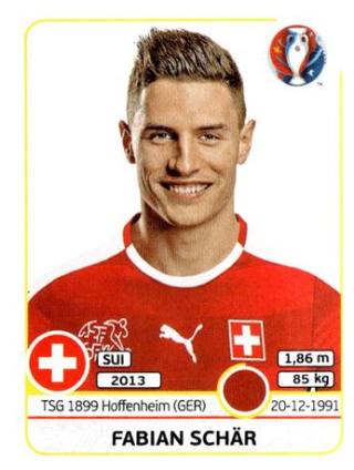 Fabian Schär – UEFA Euro 2016 France, n. 105