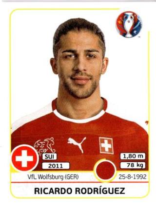 Ricardo Rodríguez – UEFA Euro 2016 France, Nr. 108