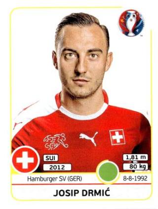 Josip Drmić – UEFA Euro 2016 France, Nr. 120