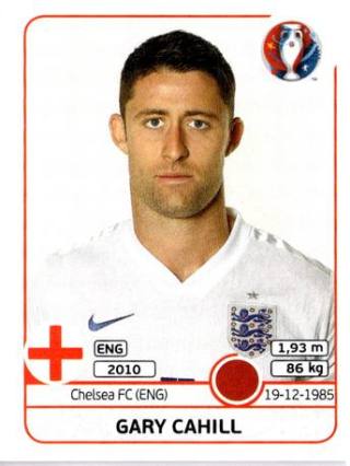 Gary Cahill – UEFA Euro 2016 France, Nr. 130