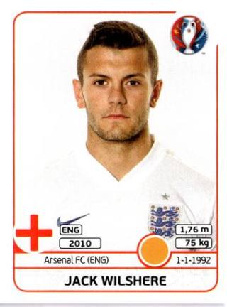 Jack Wilshere – UEFA Euro 2016 France, Nr. 139