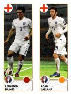Leighton Baines / Adam Lallana – UEFA Euro 2016 France, Nr. 152