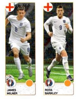 James Milner / Ross Barkley – UEFA Euro 2016 France, Nr. 153