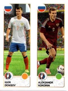 Igor Denisov / Aleksandr Kokorin – UEFA Euro 2016 France, Nr. 159