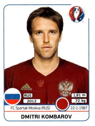 Dmitri Wladimirowitsch Kombarow – UEFA Euro 2016 France, Nr. 168