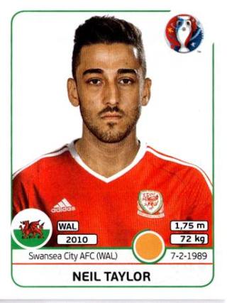 Neil Taylor – UEFA Euro 2016 France, Nr. 188