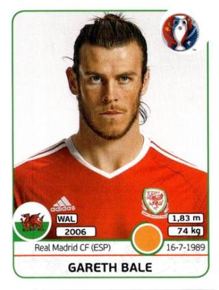 Gareth Bale – UEFA Euro 2016 France, Nr. 195
