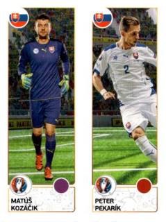 Matúš Kozáčik / Peter Pekarík – UEFA Euro 2016 France, Nr. 208