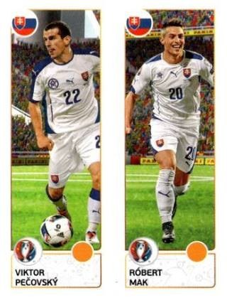 Viktor Pečovský / Róbert Mak – UEFA Euro 2016 France, Nr. 211