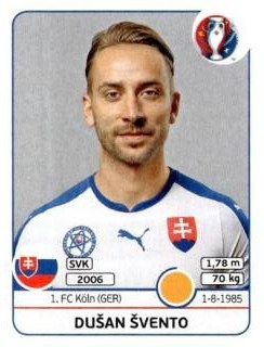 Dušan Švento – UEFA Euro 2016 France, Nr. 223