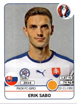 Erik Sabo – UEFA Euro 2016 France, Nr. 224