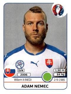 Adam Nemec – UEFA Euro 2016 France, Nr. 232