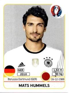 Mats Hummels – UEFA Euro 2016 France, Nr. 244