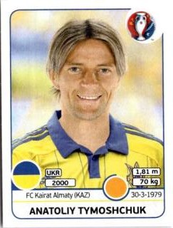 Anatolij Tymoschtschuk – UEFA Euro 2016 France, Nr. 279