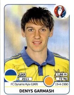 Denys Harmasch – UEFA Euro 2016 France, Nr. 280
