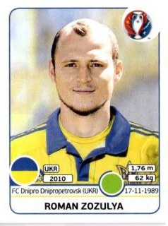 Roman Zozulya – UEFA Euro 2016 France, n.º 288