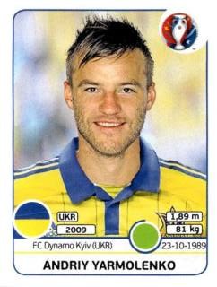 Andrij Jarmolenko – UEFA Euro 2016 France, Nr. 289