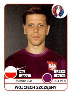 Wojciech Szczęsny – UEFA Euro 2016 France, n. 294