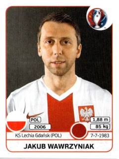 Jakub Wawrzyniak – UEFA Euro 2016 France, Nr. 299