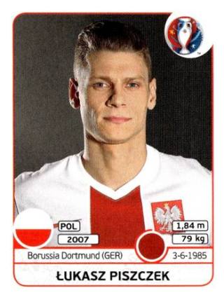 Łukasz Piszczek – UEFA Euro 2016 France, Nr. 301