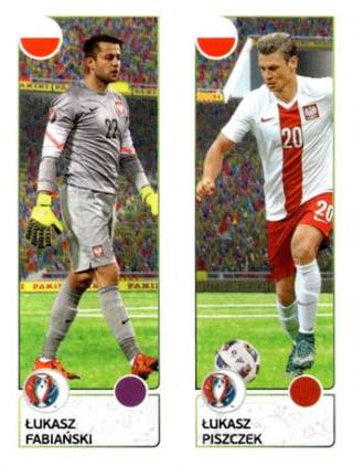 Łukasz Fabiański / Łukasz Piszczek – UEFA Euro 2016 France, Nr. 314