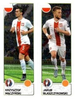 Krzysztof Mączyński / Jakub Błaszczykowski – UEFA Euro 2016 France, Nr. 317