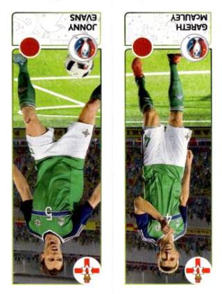 Gareth McAuley / Jonny Evans – UEFA Euro 2016 France, Nr. 321