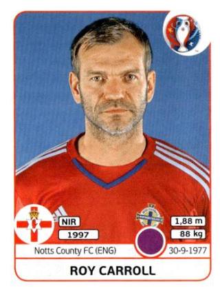 Roy Carroll – UEFA Euro 2016 France, Nr. 326