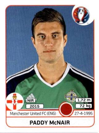 Paddy McNair – UEFA Euro 2016 France, Nr. 333