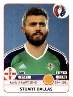 Stuart Dallas – UEFA Euro 2016 France, Nr. 337