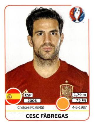 Cesc Fàbregas – UEFA Euro 2016 France, Nr. 362