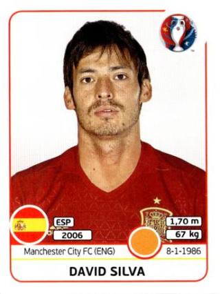 David Silva – UEFA Euro 2016 France, Nr. 368