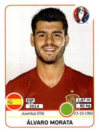Álvaro Morata – UEFA Euro 2016 France, Nr. 370